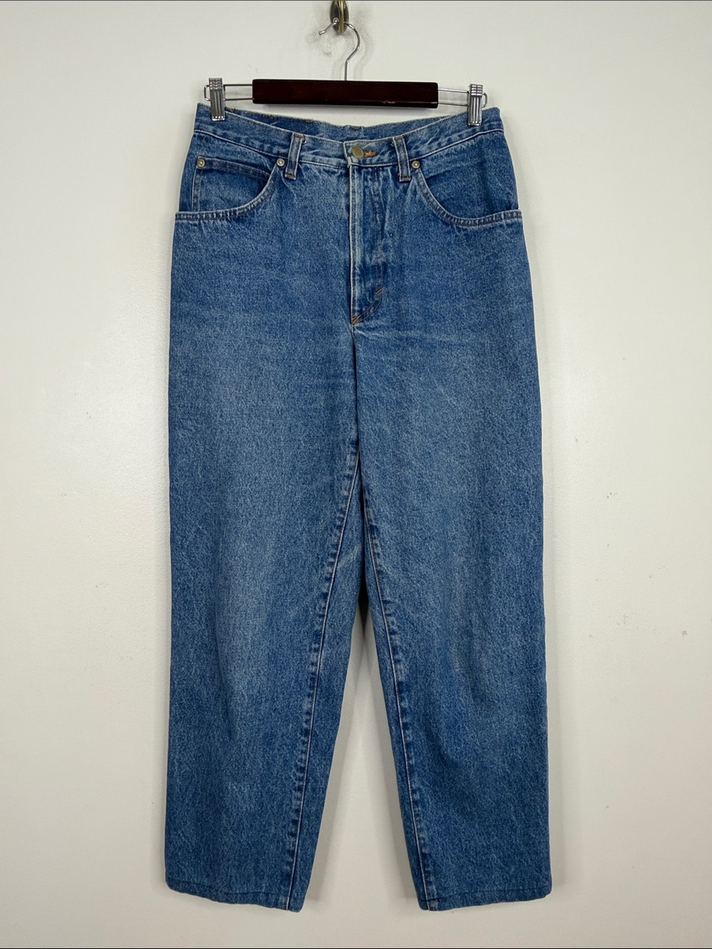 Vintage Benneton Jeans Womens 28 x 27 Loose Baggy Taper Made in Italy 80s 90s